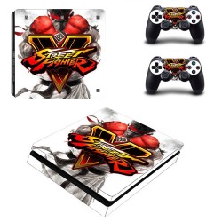 اسکین پلی استیشن 4 اسلیم - Skin Sticker PS4 Slim Street Fighter