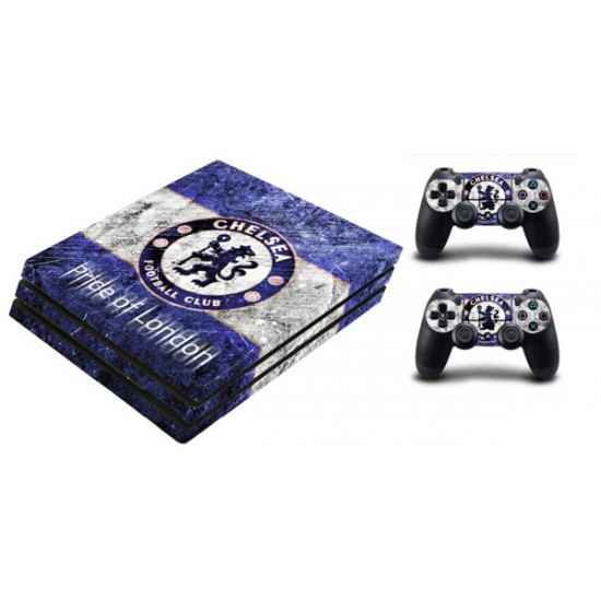 اسکین پلی استیشن 4 پرو - Skin Sticker PS4 Pro Chelsea