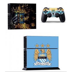 برچسب پلی استیشن 4 - CityWolf Skin Playstation 4 Manchester City