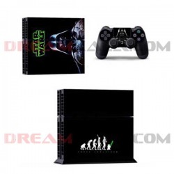 برچسب پلی استیشن 4 - CityWolf Skin Playstation 4 Star wars