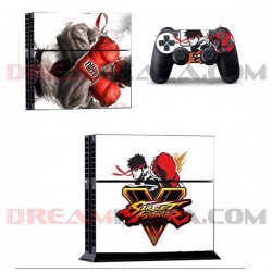 برچسب پلی استیشن 4 - CityWolf Skin Playstation 4Street Fighter