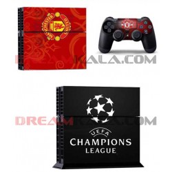 برچسب پلی استیشن 4 - CityWolf Skin Playstation 4 Manchester united