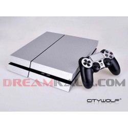 برچسب پلی استیشن 4 - CityWolf Skin Playstation 4 Silver