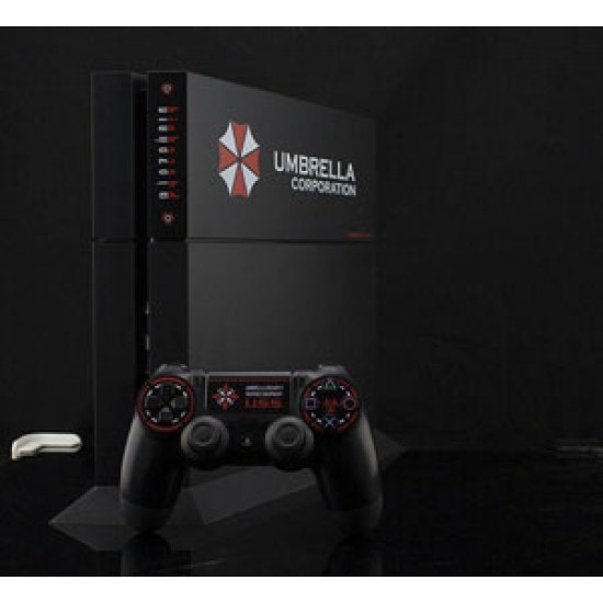 برچسب پلی استیشن 4 اورجینال- Skin Sticker Playstation 4 Umbrella corporation