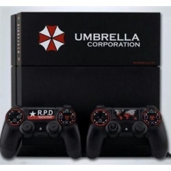 برچسب پلی استیشن 4 اورجینال- Skin Sticker Playstation 4 Umbrella corporation