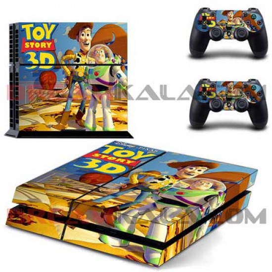 برچسب پلی استیشن 4 - Skin Playstation 4 Toy Story