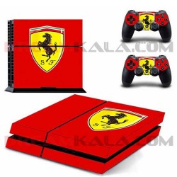 برچسب پلی استیشن 4 - Skin Playstation 4 Ferrari